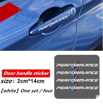 4PCS Car Styling Car Door Handle Car Viny Stickers Performance Decoration