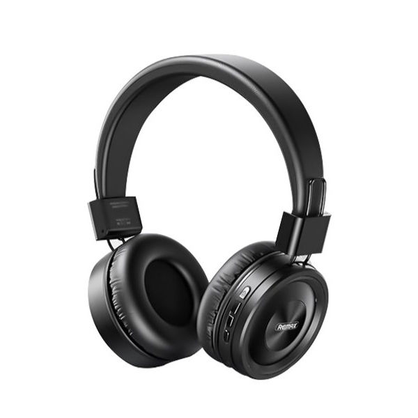 Remax RB-725HB Pro 5.1 Bluetooth Wireless Stunning Sound Effect TF Card Support High-Quality Black Headphone