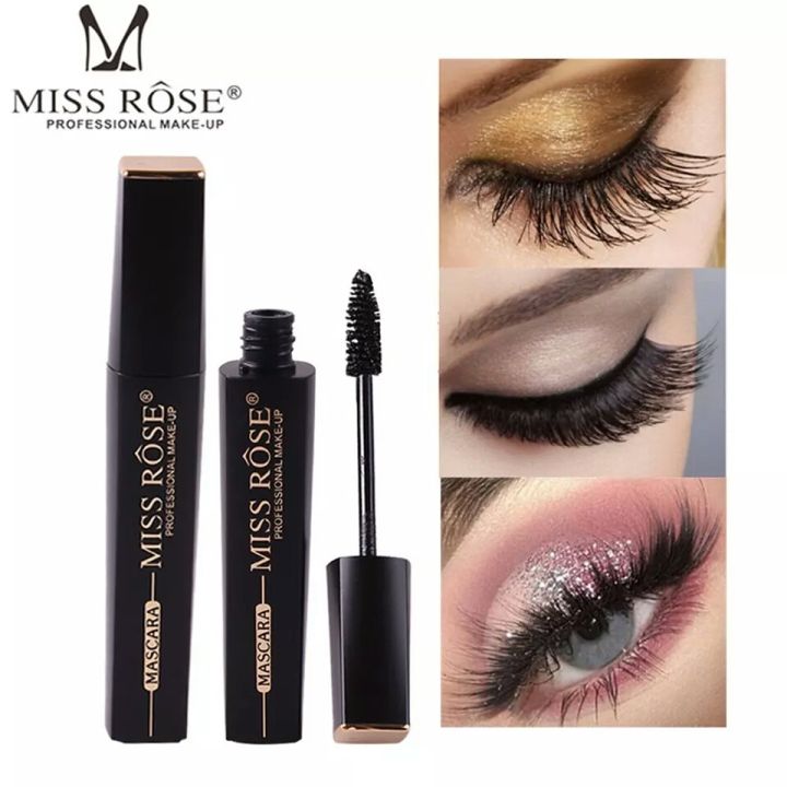 Miss Rose Eye Makeup Curling Thick Mascara Waterproof Long Lasting