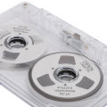 Reel To Reel Blank Cassette Tape Blank Sound Cassette Tape 50 Minutes Normal Bias Double Sided Transparent Box for Music Recording. 