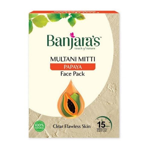 Banjaras Multani Mitti Papaya Face Pack - 100g