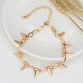 Fashion Design Metal Spikes Studs Rivets Goth Necklace Choker. 