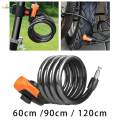 Bike Lock Cable with Key Heavy Duty Bikes Accessories for Doors Gate 0.6m. 