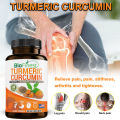 Organic Turmeric Curcumin Supplement 1500mg, Joint Support - Antioxidant (Turmeric Extract) Improves Joint Comfort Flexibility. 