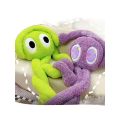 Long leg octopus doll octagate emoji pack pillow oversized long hands and long feet doll giant plush toy. 