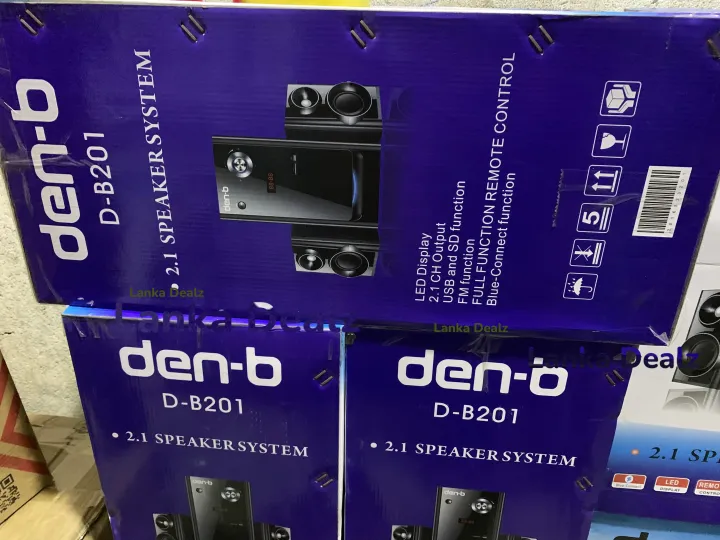 Den-B%202.1%20Bluetooth%20Speaker%20System%20with%202%20Speakers%20Surround%20Sound%20with%20Remote%20Control%20Black%20Den%20B%20-%20Image%204
