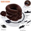 Neck Massager 3 Layer Inflatable Air Cervical Neck Traction Support PainStress Relief Neck Collar Pillow Neck Stretching Brace. 