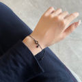 Black Planet Stars Gothic Punk Adjustable Bracelet For Women Girls Luxury Jewelry Dainty Gift Luolong. 