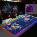 Wenefang Mouse Pad RGB Mat Gaming Accessories Gamer Keyboard Computer Desk Mause Ped LED Light Mouse Mats Gamers Keyboard Table Mousepad. 