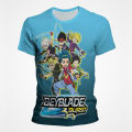 Beyblade Burst Printed Cartoon T Shirt Men Summer Breathable Short Sleeve Boys Girls T-Shirt Casaul Children's Clothing Unisex. 