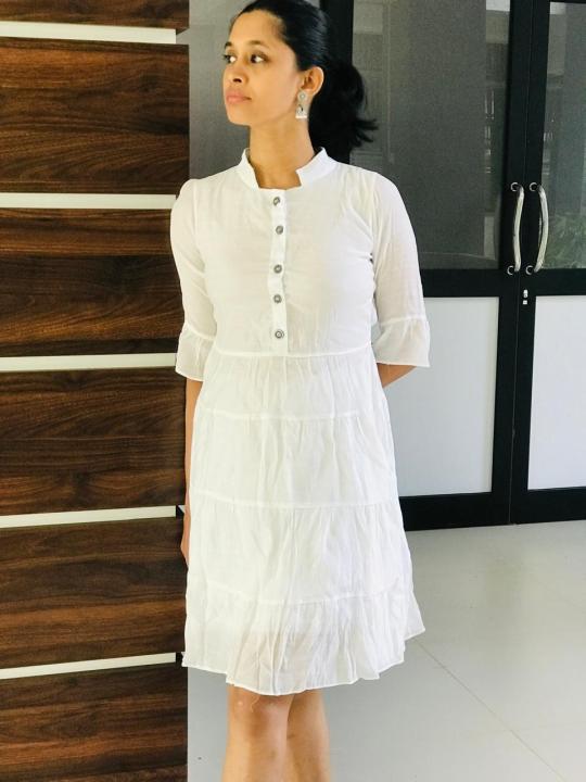 Nessie%20Black%20White%20Frock%20O%20Neck%20Shirt%20Collar%20Short%20Sleeve%20Short%20Dress%20-%20Image%207