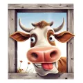 Funny Cow Wall Sticker Window Living Room Background Decorations Wallpaper Creative Animals Self Adhesive Decals M1107. 