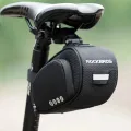 ROCKBROS Bicycle Rear Bag Feflective Waterproof Saddle Seatpost Cycling Double Open Storage Panniers MTB Road Folding Bike Tail Light Bags. 