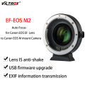 Viltrox EF-EOS M2 EF-M Lens Adapter ring 0.71x Focal Reducer Speed Booster Adapter for Canon EF lens EOS M mount Camera M6 M3. 