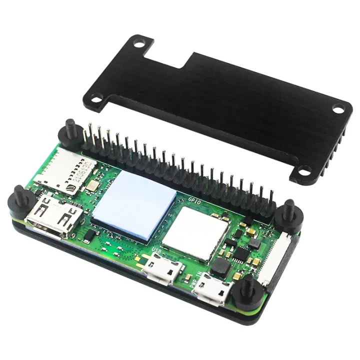 Raspberry Pi Zero 2 W Metal Aluminum Passive Cooling Case Enclosure ...