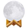3D Moon Lamp, 16 Colors Moon Light with Stand. 