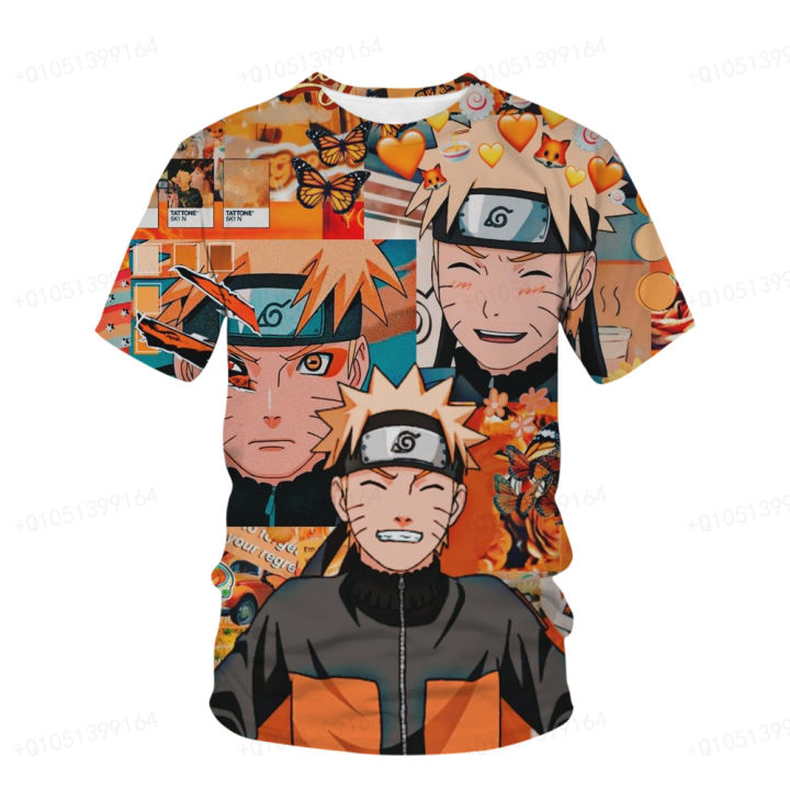 Naruto%20Series%20Printed%20Children's%20Kakashi%203D%20Cartoon%20T-shirt%20Top%202023%20Summer%20Latest%20Cartoon%20Short%20Sleeve%20T-shirt%20Boy's%20Top%204-14T%20-%20Image%206