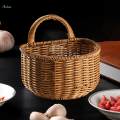 Kitchen Storage Basket Woven Hanging Baskets for Vegetables Toiletries Onion 17cmx13cmx15cm. 