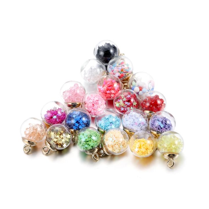 10pcs/Set%2015mm%20Fashion%20Transparent%20Glass%20Ball%20Colorful%20Star%20Sequin%20Pendant%20For%20Bracelet%20Necklace%20Jewelry%20Making%20DIY%20Earring%20Finding%20-%20Image%208
