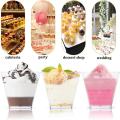 50pcs 2OZ Mini Dessert Cups For Party Small Plastic Dessert Cups Disposable Dessert Cups for Pudding Fruit Ice Cream. 