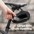 ROCKBROS Bicycle Rear Bag Feflective Waterproof Saddle Seatpost Cycling Double Open Storage Panniers MTB Road Folding Bike Tail Light Bags. 