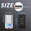 【NEW】 1Pc Portable Mini Digital Pocket Scales 100G 0.01G Accuracy For Gold Sterling Jewelry Gram Balance Weight Electronic Scales. 