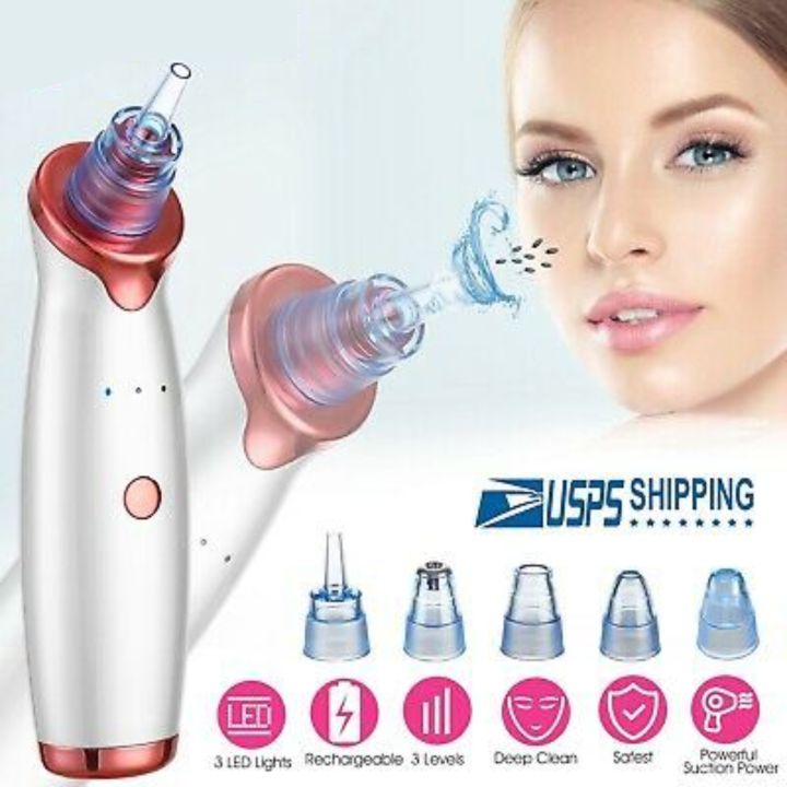 Suction Blackhead Remover Electric Vacuum Acne Extractor Pores Deeply Cleaning Tool Whitehead Multifunctional Skin Care Beauty Device