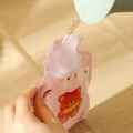 Cute Hot Water Bottles Portable Small Transparent Cartoon Warming Water Bag. 