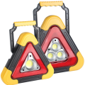 LED Car Warning Light Triangle Warning Light Waterproof Triangle Emergency Light Multi-Function Safety Warning Sign. 