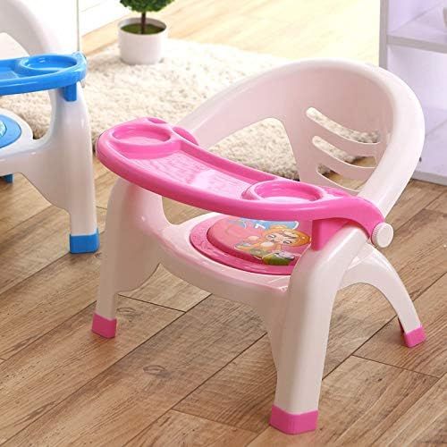 DIAOD Children's Dining Chair with Plate Baby Eating Table Baby Chair Dining Table Back Call Called Chair Baby Plastic Stool |CH 26 |LMH21LK |IKITCHZ