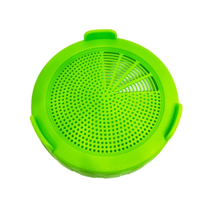 【ZOSR】86mm Plastic Wide Mouth Jar Sprouting Lid Mesh Sprout Cover For Mason Jar Plant Grow Seedlings Crop Germination Bottle Lid Hydroponic