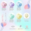 120-Piece Pastel Rainbow Balloon Garland Set – DIY Party Kit. 