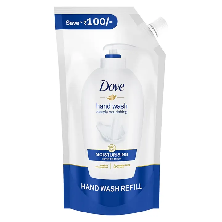 Dove Moisturising Liquid Hand Wash, 900ml Refill | Gentle Cleanser for Soft Hands, Suitable for Sensitive Skin | Nourishing Liquid Handwash FROM INDIA ABR