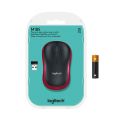 Original Logitech M185 Wireless Mouse with Nano Receiver Red. 
