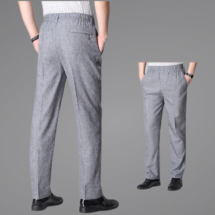 Dad%20Summer%20Casual%20Spring%20and%20Autumn%20Elastic%20Waist%20High%20Waist%20Thin%20Elderly%20Breathable%20Straight%20Men's%20Pants%20Baggy%20Pants%20Pants%20Trousers%20-%20Image%208