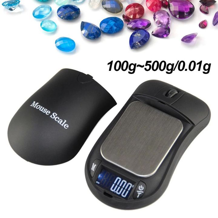Computer Mouse Scale High Precision 100g~500g/0.01g LCD Display Digital Scales Weight ...