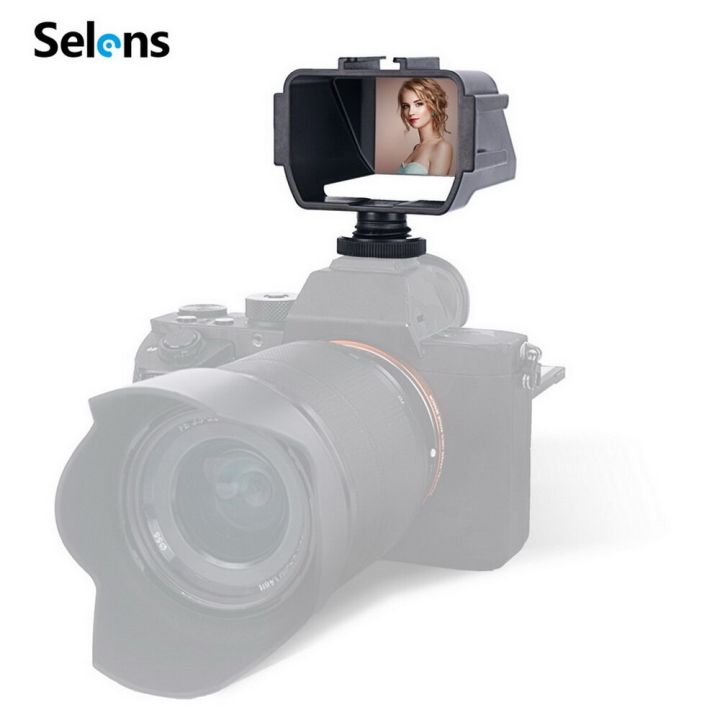 Camera%20Selfie%20Flip%20Up%20Screen%20with%203%20Shoe%20Mounts%20A6000/A6300/A6500/A72/A73%20Z6/Z7%20-%20Image%203