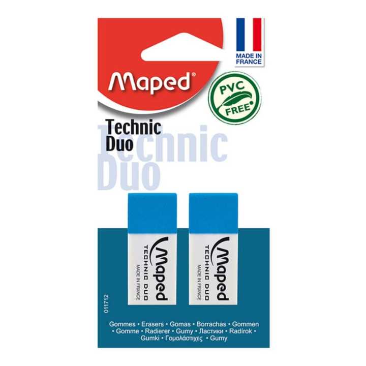 Maped Technic Duo Eraser B/C