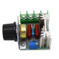 AC 220V 2000W SCR Voltage Regulator Dimming Dimmers Motor Speed Controller Thermostat Electronic Voltage Regulator Module. 