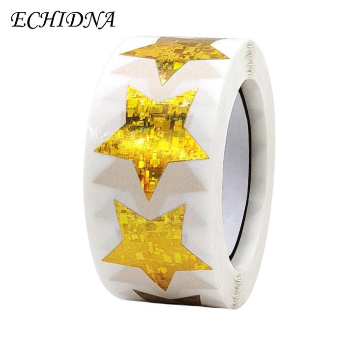 ECHIDNA%20Gift%20Box%20Sealing%20Decals%20Tear-resistant%20Gift%20Box%20Star%20Stickers%20-%20Image%203
