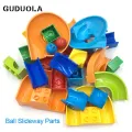 lot Big Bricks Longitudinal Funnel Marble Race Run Maze Balls Track Funnel in Blocks Building Blocks Toys-Longitudinal Funnel. 