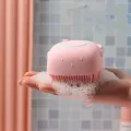 Silicone Soft Bath Shower Brush Body Scrubber with Soap Dispenser Silicone Massage Bath Brush Massage Skin Care Tool for Children Women Men. 