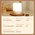 LED Night Lights Touch Stepless Dimmabl LED Table Lamp USB Portable Bedside Lamp for Bedroom Decor Sleeping Night Light Kid Gift. 