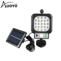 Auoyo Solar LED Light 21LED Split Solar Lamp Outdoor Waterproof Solar Motion Sensor Wall Light Street Lamp IP65 Waterproof Light Adjustable 3 Lighting Modes Garden Decoration Street Lamp. 