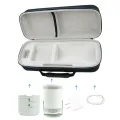 Portable Carrying Case Zipper Hard EVA Travel Carry Case Thickened Mesh Bag Projector Storage Bag For Samsung The Freestyle Case PizazzazzAA. 