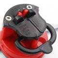 Knife Sharpener - Red Knife Sharpener - Red Knife Sharpener Sharpening Tool Easy And Safe To Sharpens Kitchen Chef Knives Damascus Knives Sharpener Suction. 