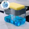 Soap Dispenser Pump With Sponge Manual Press Cleaning Liquid Dispenser Container Manual Press Soap Organizer Kitchen Tool Soap Dispenser Pump With Sponge Manual Press Cleaning Liquid Dispenser Container Manual Press Soap Organizer. 
