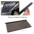 Car Roller Sunshade Retractable Car Window Shade for Side Window to Blocks Harmful Sun Glare and Heat, Universal Fits Most Cars, Trucks, SUVs, Vans or RVs(2 Pack). 