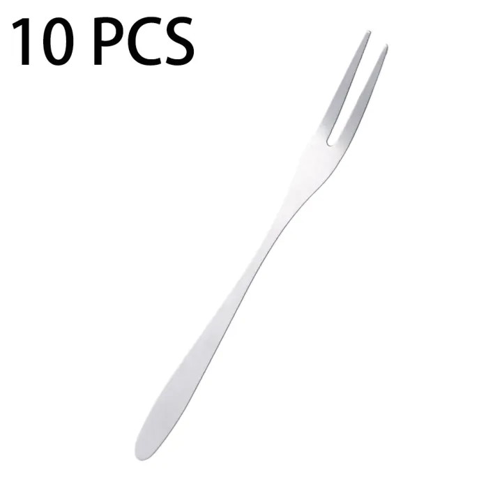 1/10Pcsstainless%20steel%20fruit%20fork%20western%20dessert%20sign%20salad%20fork%20cake%20fork%20stainless%20steel%20fork%20-%20Image%209
