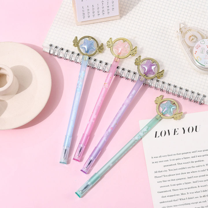 1Pc%20Creative%20Fairy%20Gel%20Pens%20Cute%20Star%20Magic%20Stick%20Neutral%20Pen%200.5MM%20Black%20Ink%20Kawaii%20School%20Stationery%20-%20Image%206